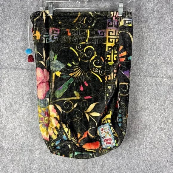Johnny Was Floral Cozy Fleece Blanket Bag Only Shoulder Tote (No Blanket) - Picture 1 of 3